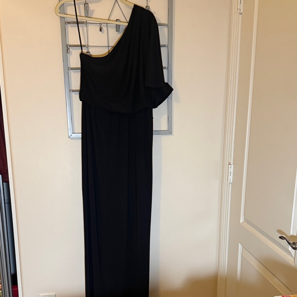 Jessica Simpson Chic Black One-Shoulder Dress